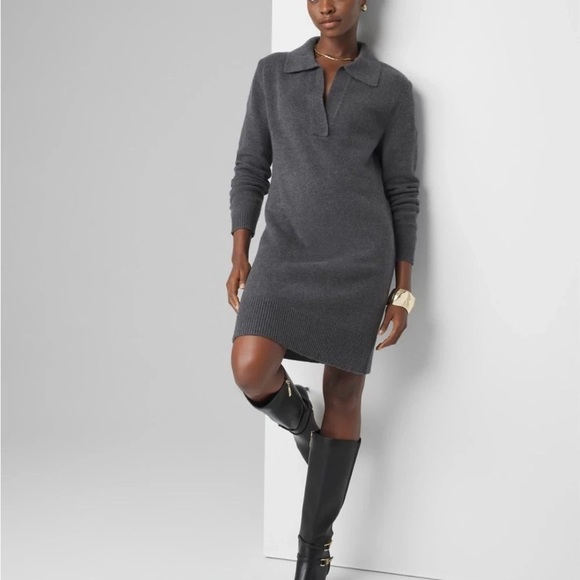 White House Black Market Dresses & Skirts - White House Black Market Collared Polo Sweater Dress – Size XS – NWT